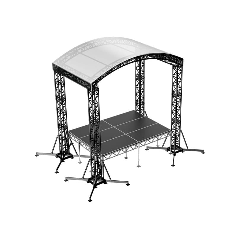 Сцена "Арочная" 4х3 черная