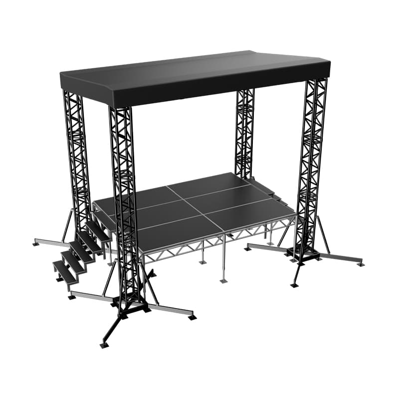 Сцена "Односкатная" 4х3 черная