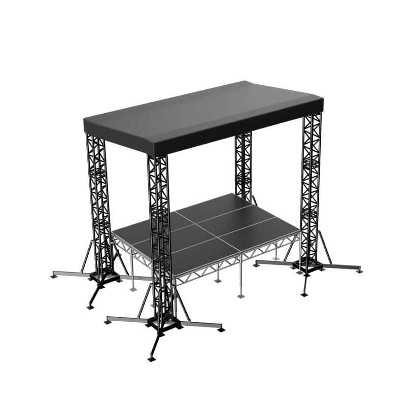 Сцена "Односкатная" 4х3 черная